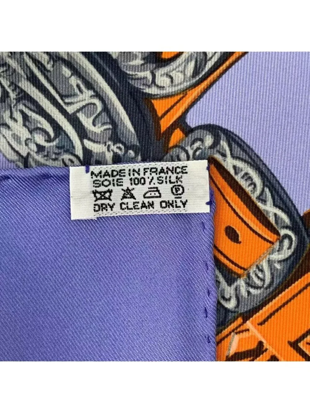 Hermes Carre 90 Silk Scarf Brides de Gala Blue - Picture 6 of 6